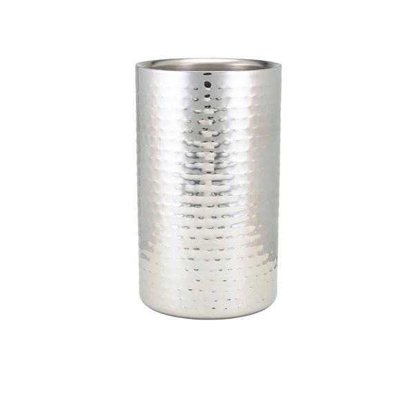 Picture of GenWare Hammered Stainless Steel Wine Cooler