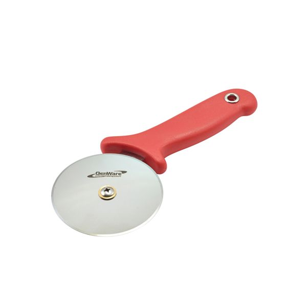 Picture of Genware Pizza Cutter Red Handle