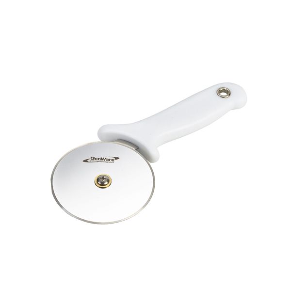 Picture of Genware Pizza Cutter White Handle