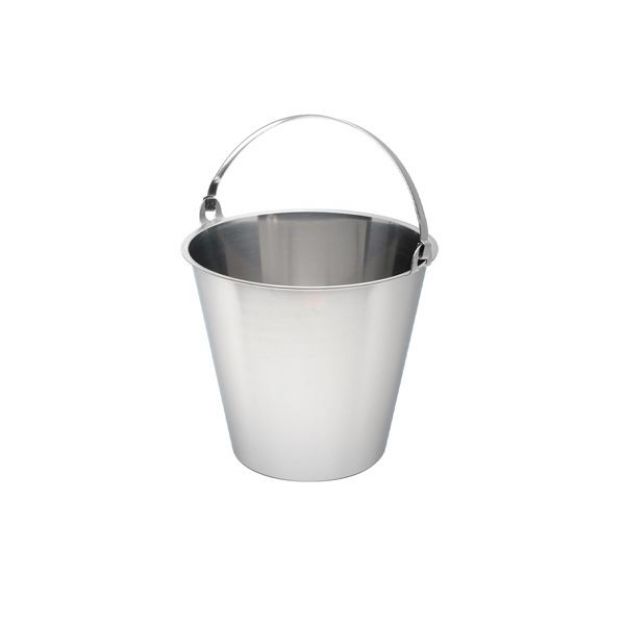 Picture of Swedish S/St. Bucket 10 Litre Graduated