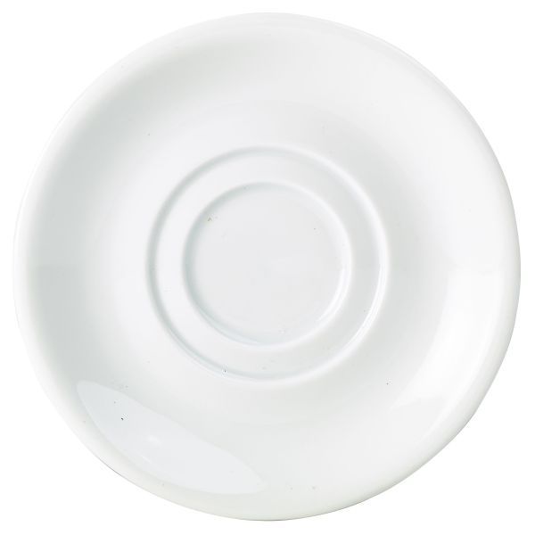 Picture of Genware white Double Well Saucer 6"