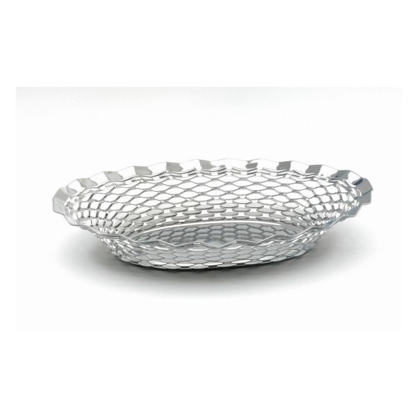 Picture of S/St.Oval Basket 9.1/2"X7"