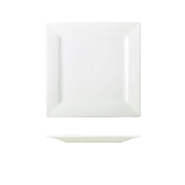 Picture of Genware Porcelain Square Plate 21cm/8.25"