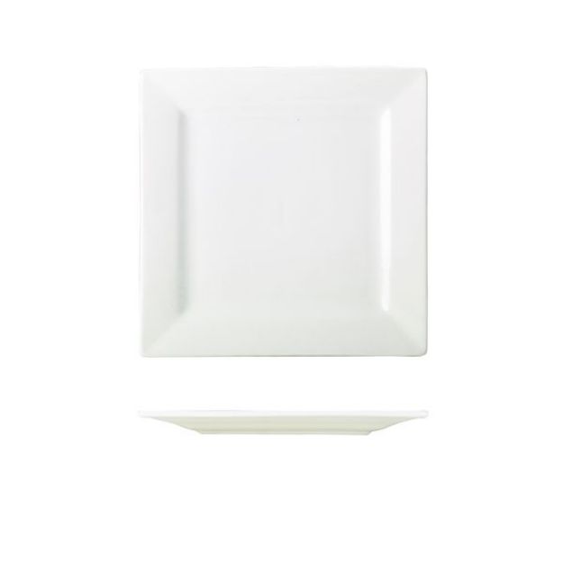 Picture of Genware Porcelain Square Plate 21cm/8.25"