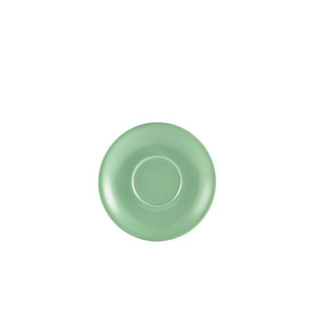 Picture of Genware Porcelain Green Saucer 12cm/4.75"