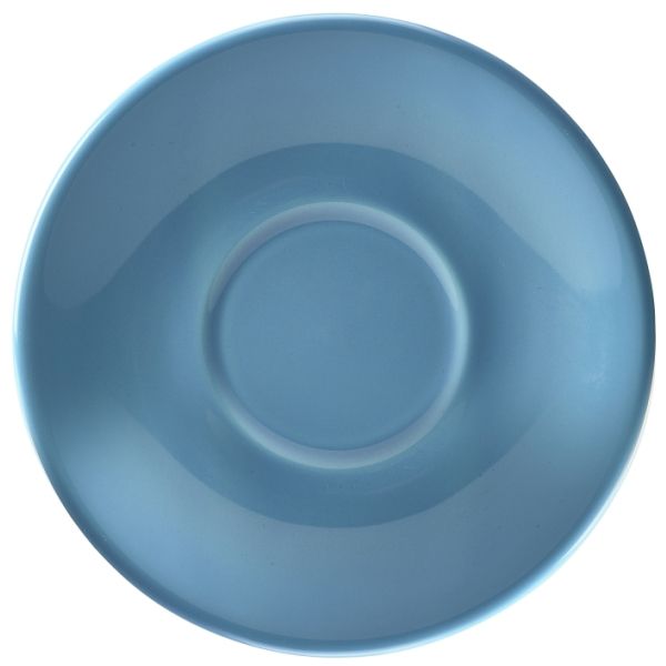 Picture of Genware Porcelain Blue Saucer 14.5cm/5.75"