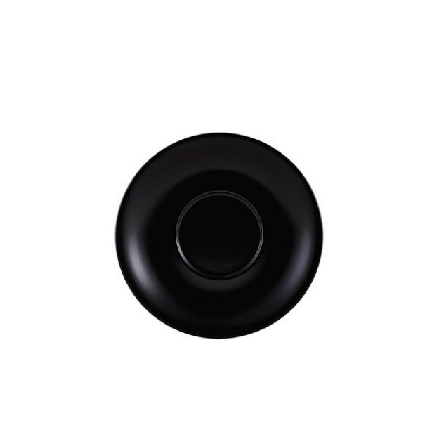 Picture of GW Porc Matt Black Saucer 16cm/6.25"