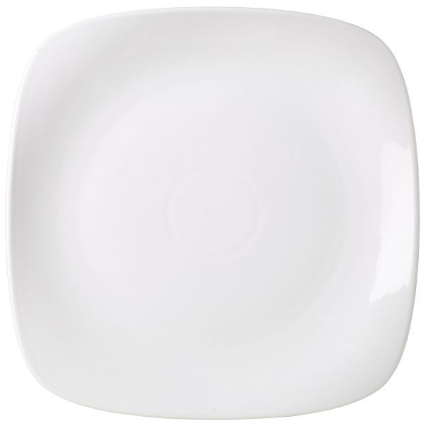 Picture of Genware White Rounded Square Plate 17cm/6.5"