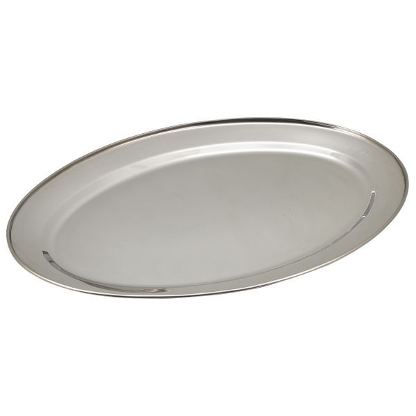 Picture of GenWare Stainless Steel Oval Flat 54.5cm/22"