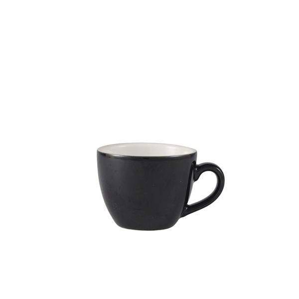 Picture of GW Porc Black Bowl Shaped Cup 9cl/3oz