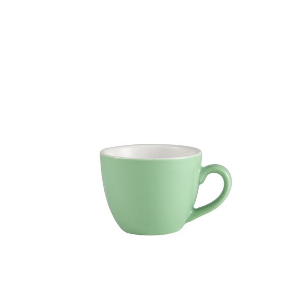 Picture of GW Porc Green Bowl Shaped Cup 9cl/3oz