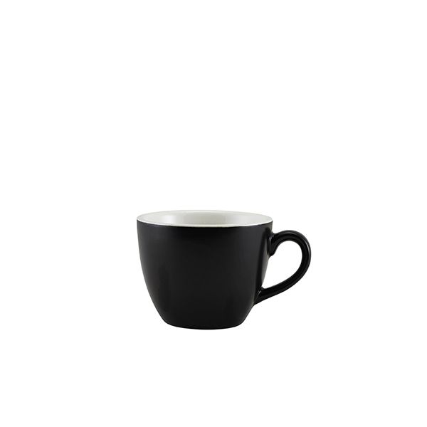 Picture of GW Porc Matt Black Bowl Shaped Cup 9cl/3oz