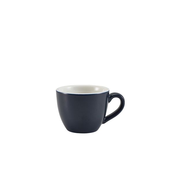 Picture of GW Porc Matt Blue Bowl Shaped Cup 9cl/3oz