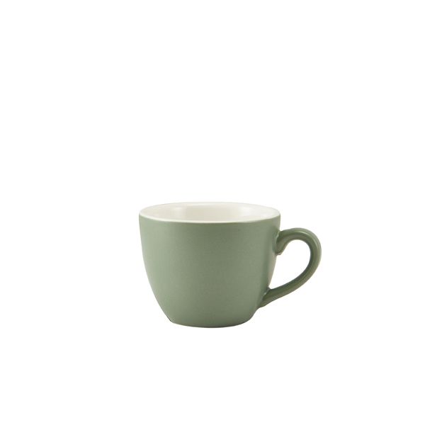 Picture of GW Porc Matt Sage Bowl Shaped Cup 9cl/3oz