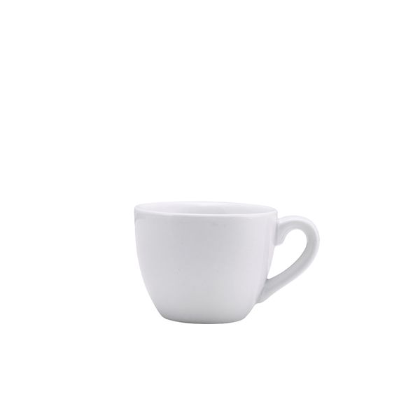 Picture of Genware Porcelain Bowl Shaped Espresso Cup 9cl/3oz, Fits Saucer 182112