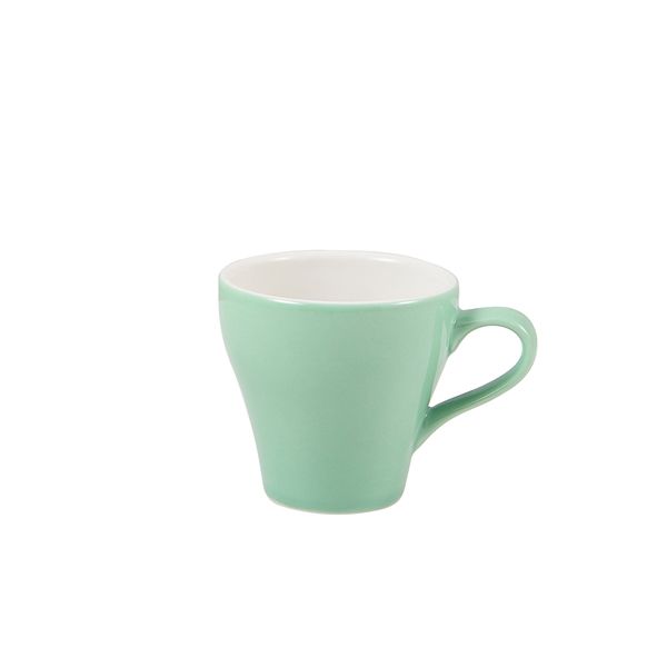 Picture of Genware Porcelain Green Tulip Cup 9cl/3oz