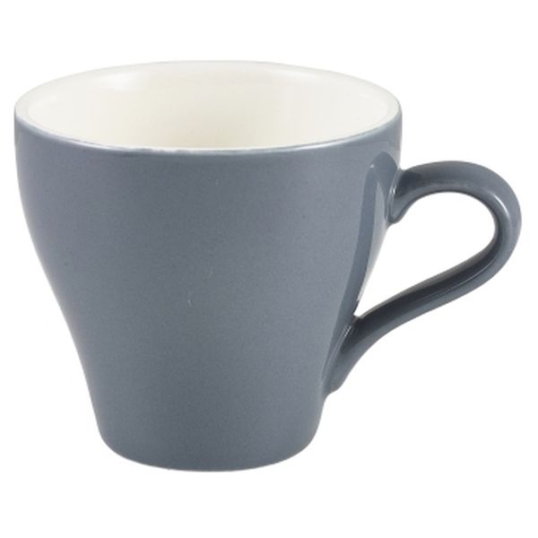 Picture of Genware Porcelain Grey Tulip Cup 18cl/6.25oz