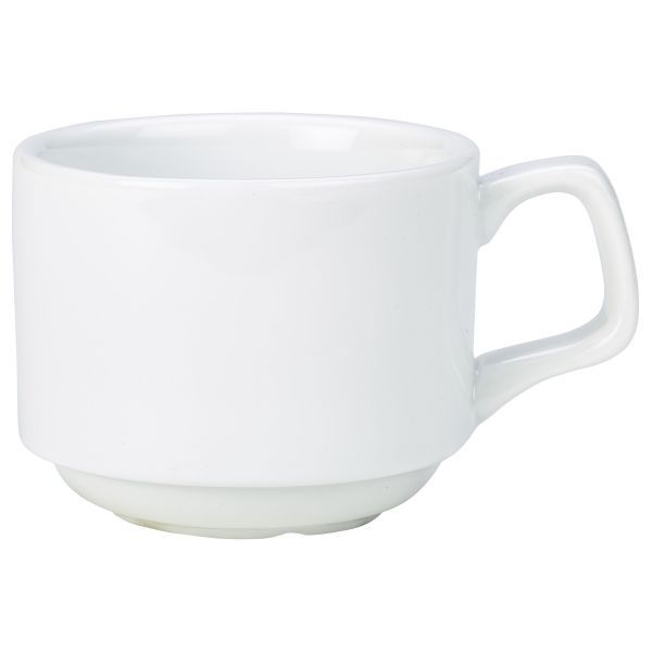 Picture of Genware Porcelain Stacking Cup 7oz (1), Fits Saucer 162115 or 182113