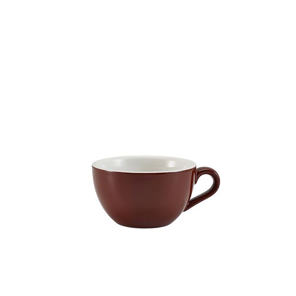 Picture of GW Porc Brown Bowl Shaped Cup 17.5cl/6oz