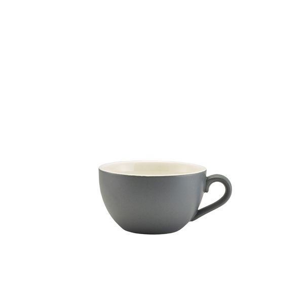 Picture of GW Porc Matt Grey Bowl Shaped Cup 17.5cl/6oz