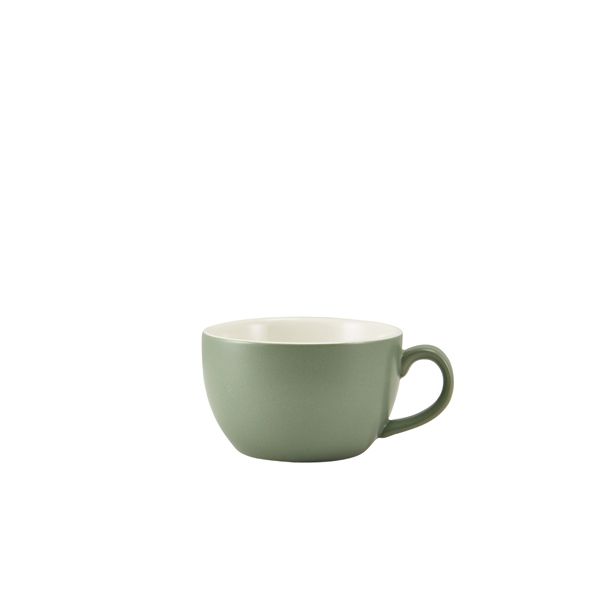 Picture of GW Porc Matt Sage Bowl Shaped Cup 17.5cl/6oz