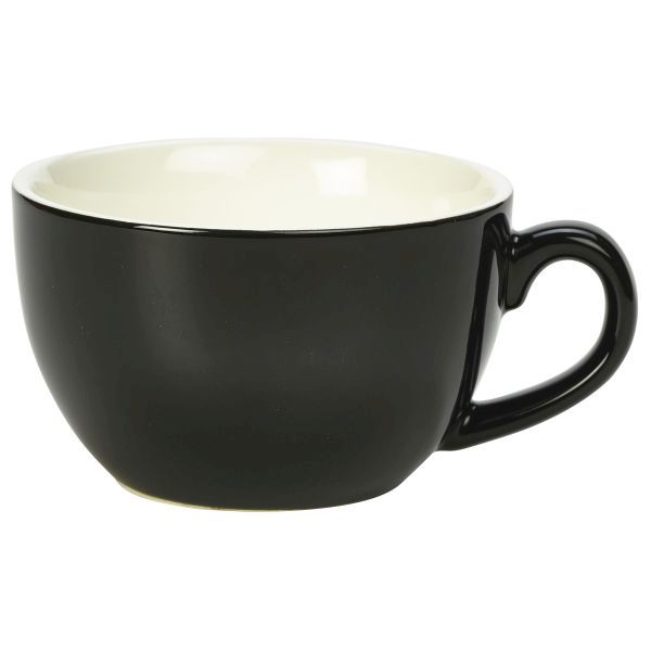 Picture of GW Porc Black Bowl Shaped Cup 25cl/8.75oz