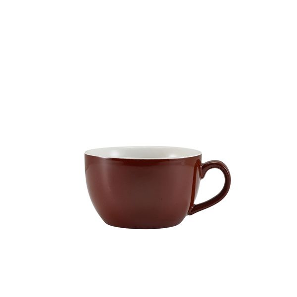 Picture of GW Porc Brown Bowl Shaped Cup 25cl/8.75oz