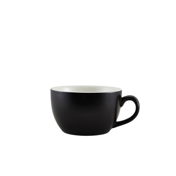 Picture of GW Porc Matt Black Bowl Shaped Cup 25cl/8.75o