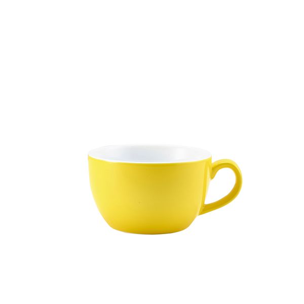 Picture of GW Porc Yellow Bowl Shaped Cup 25cl/8.75oz