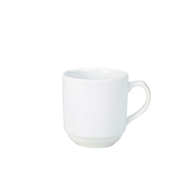 Picture of Genware Porcelain Stacking Mug 30cl/10oz