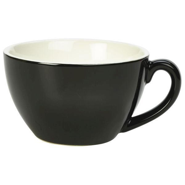 Picture of GW Porc Black Bowl Shaped Cup 34cl/12oz