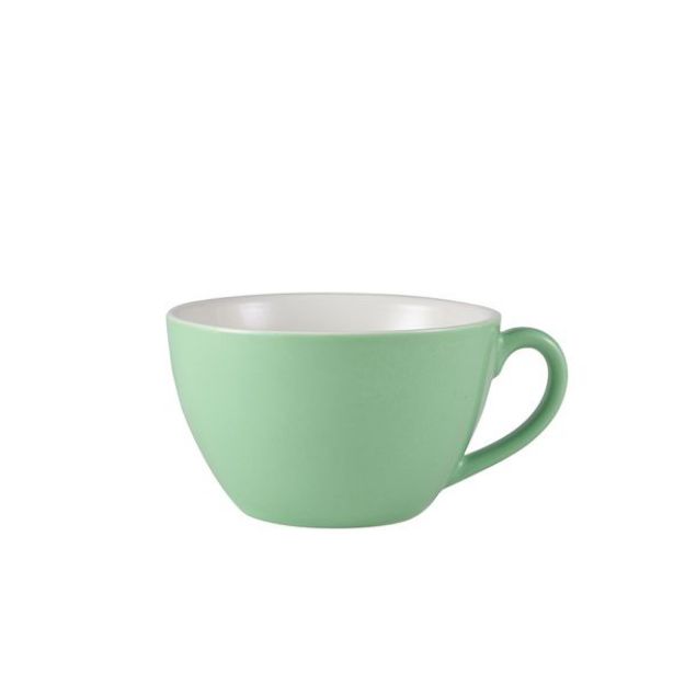 Picture of GW Porc Green Bowl Shaped Cup 34cl/12oz