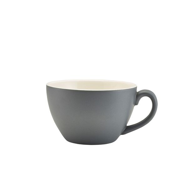 Picture of GW Porc Matt Grey Bowl Shaped Cup 34cl/12oz