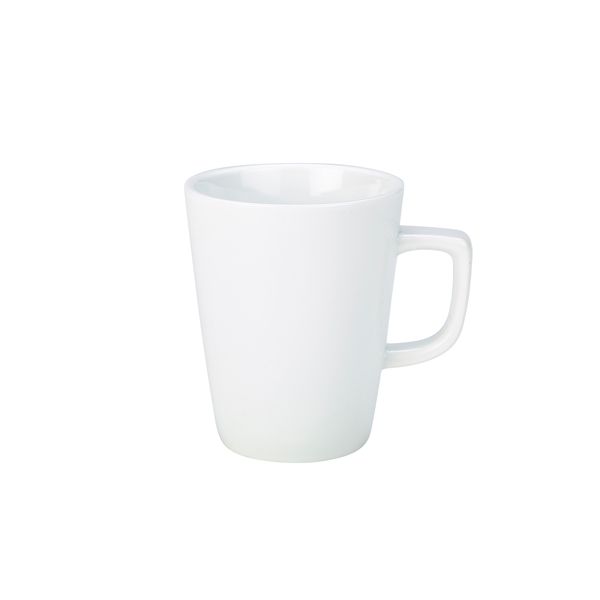 Picture of Genware Porcelain White Latte Mug 12oz each