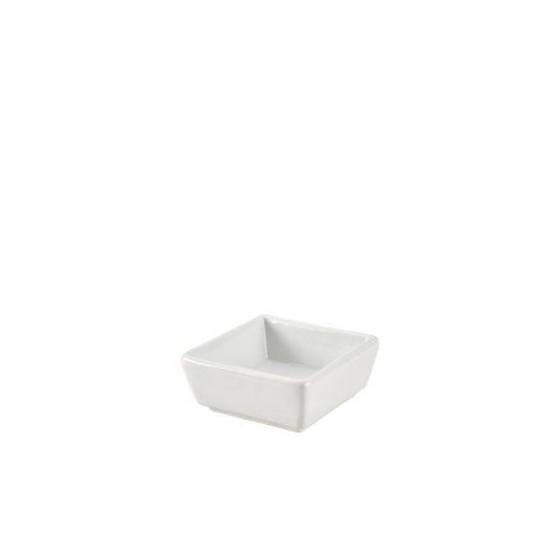 Picture of GW Porc Square Dish 8.5 x 3.5cm/3.25 x 1.4"