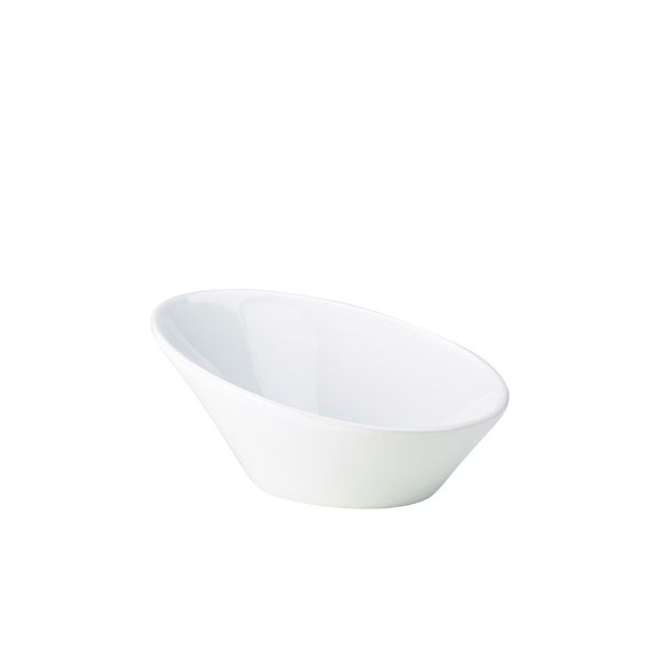 Picture of GW Porc Oval Sloping Bowl 16cm/6.25"