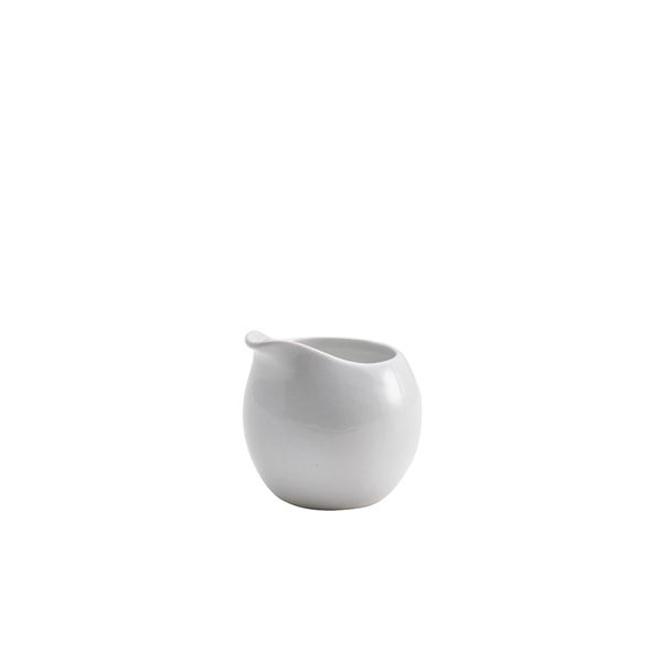 Picture of Genware Porcelain Milk Jug 8.5cl/3oz