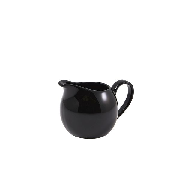 Picture of Genware Porcelain Black Jug 14cl/5oz