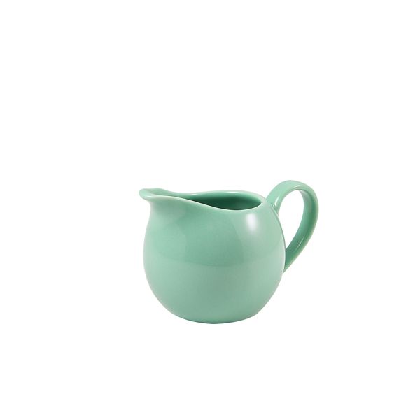 Picture of Genware Porcelain Green Jug 14cl/5oz