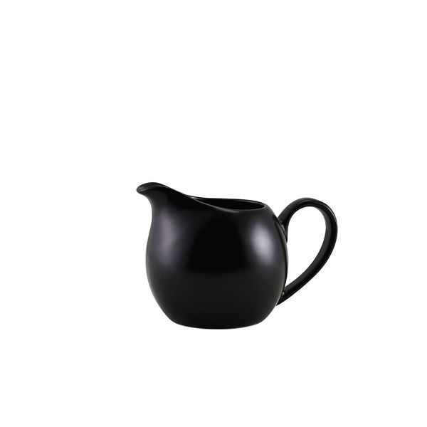 Picture of Genware Porcelain Matt Black Jug 14cl/5oz