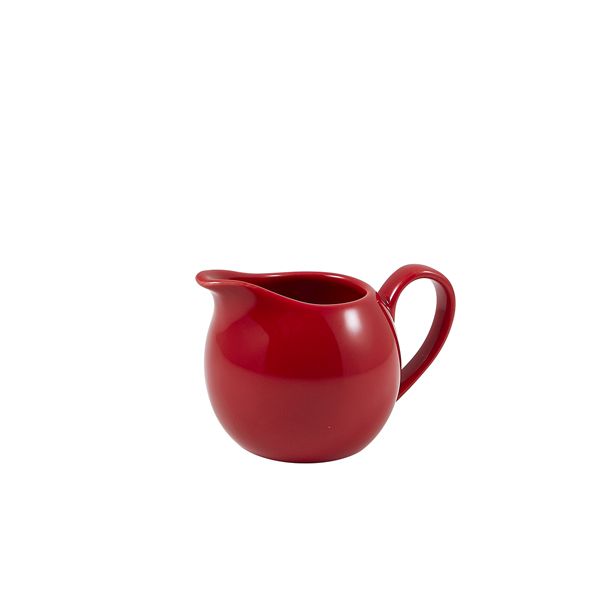 Picture of Genware Porcelain Red Jug 14cl/5oz