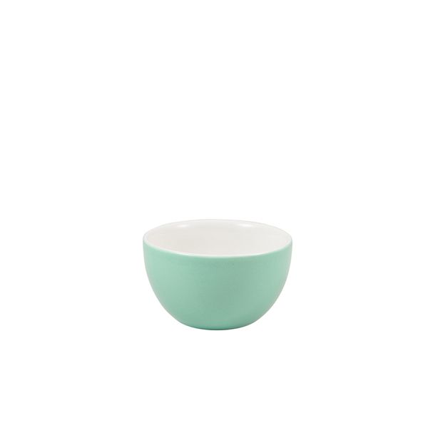 Picture of Genware Porcelain Green Sugar Bowl 17.5cl/6oz