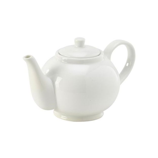 Picture of Genware Porcelain Teapot 31cl/11oz