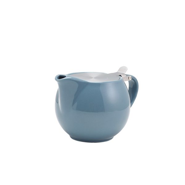 Picture of Porc Grey Teapot w St/St Lid & Infuser 50cl