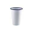 Picture of Ename Tall Tumbler White w Blue Rim 40cl/14oz