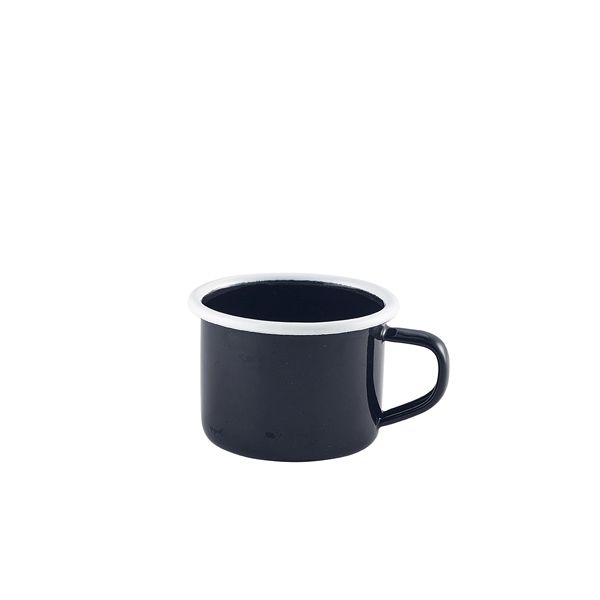 Picture of Enamel Mug Black with White Rim 12cl/4.2oz