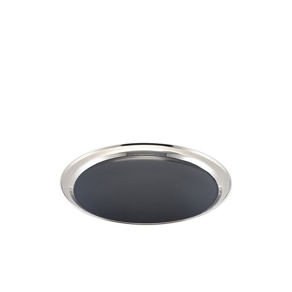 Picture of GW Non Slip Stainless Steel Round Tray 14"