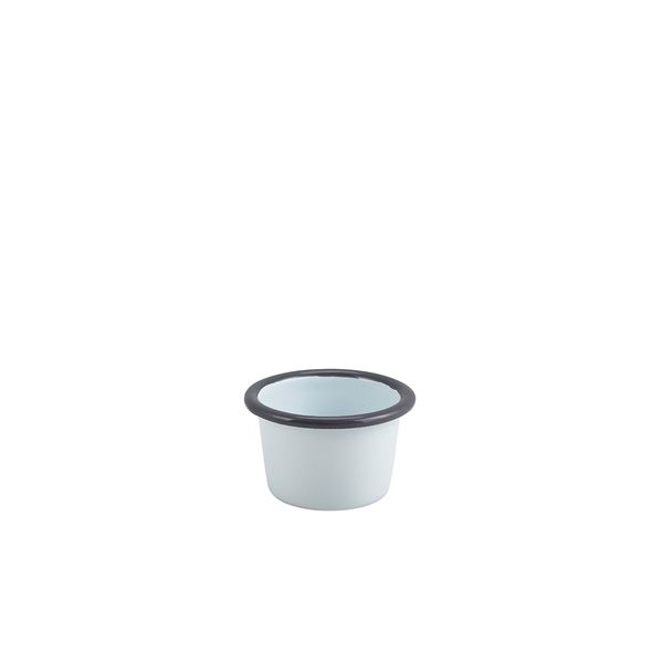 Picture of Enam Ramekin White w Grey Rim 7cm  90ml/3.2oz