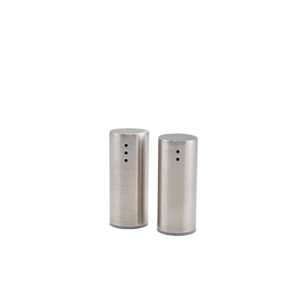 Picture of S S/S Straight Sided Salt & Pepper Set 7.5cm