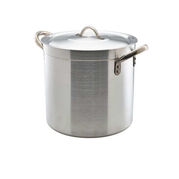 Picture of Aluminium Deep Stockpot With Lid 17Litre